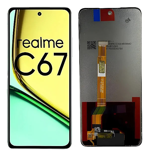 FRONTAL TELA DISPLAY REALME C67 4G / C75 4G LCD SEM ARO