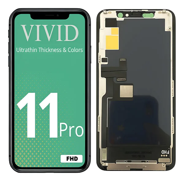 FRONTAL TELA DISPLAY IPHONE 11 PRO VIVID FHD LCD