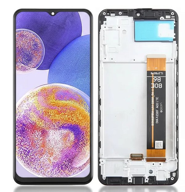 FRONTAL TELA DISPLAY SAMSUNG A23 4G A235 LCD COM ARO