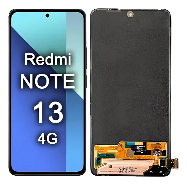 FRONTAL TELA DISPLAY XIAOMI REDMI NOTE 13 4G / NOTE 14 4G / NOTE 14 5G / M7 PRO SEM ARO OLED PREMIUM DIAMONDS