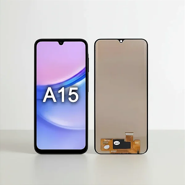FRONTAL TELA DISPLAY SAMSUNG A15 4G / A15 5G / M15 OLED SEM ARO DIAMONDS