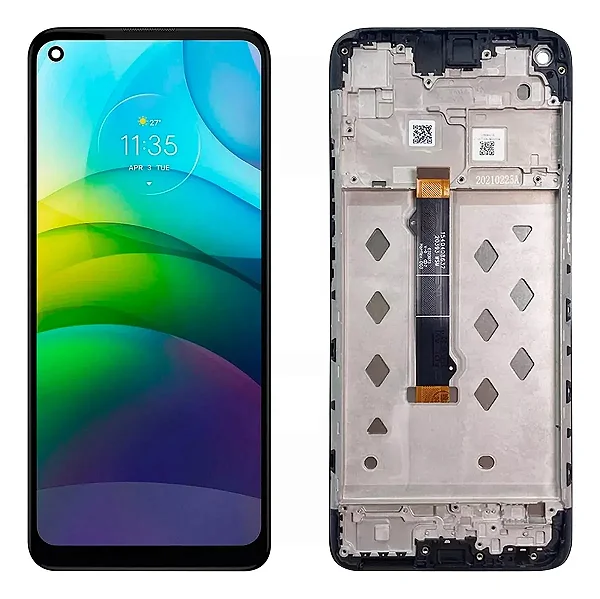 FRONTAL TELA DISPLAY MOTOROLA MOTO G9 POWER COM ARO