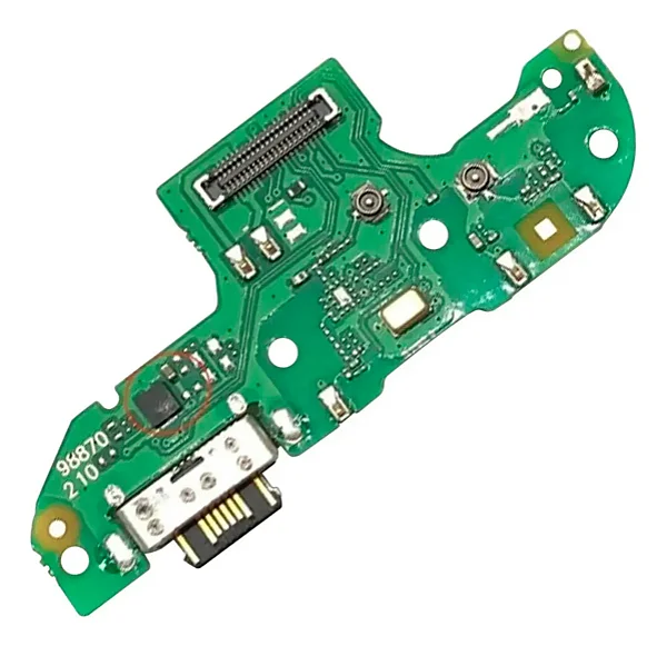 DOCK SUB PLACA CONECTOR DE CARGA MOTOROLA MOTO G8 PLAY / ONE MACRO COM CI