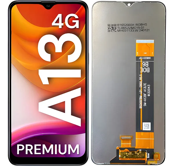 FRONTAL TELA DISPLAY SAMSUNG A13 4G A135F - A137 / F13 / M13 / A23 4G / A23 5G / M23 4G SEM ARO PREMIUM XP