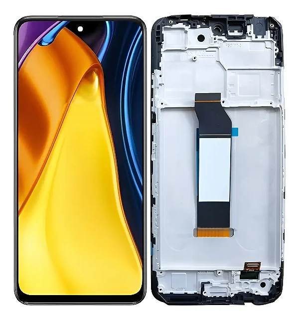 FRONTAL TELA DISPLAY XIAOMI POCO M3 PRO 5G / NOTE 10 5G COM ARO