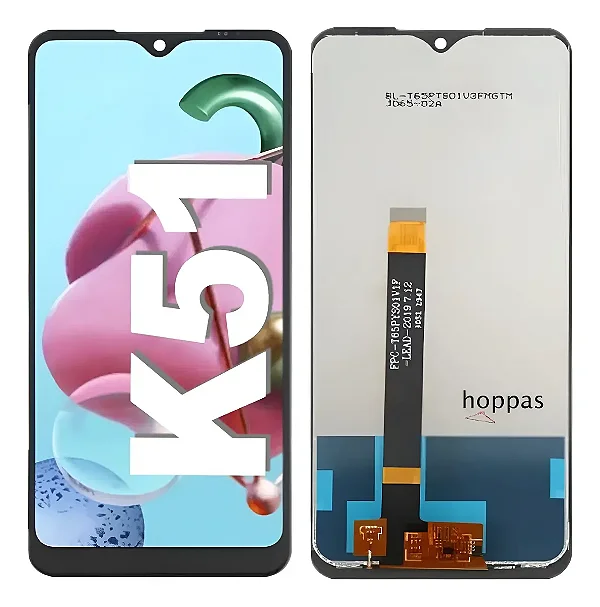 FRONTAL TELA DISPLAY LG K51 / Q51 SEM ARO