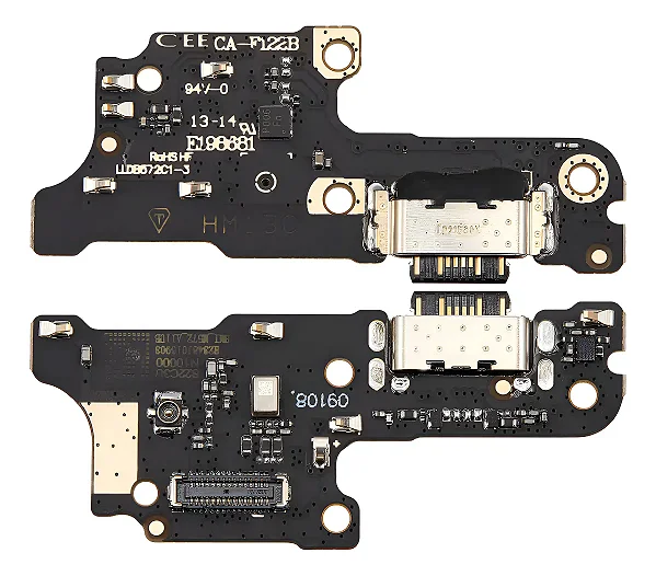 DOCK SUB PLACA CONECTOR DE CARGA XIAOMI REDMI 13C / POCO C65 / POCO M6 5G COM CI
