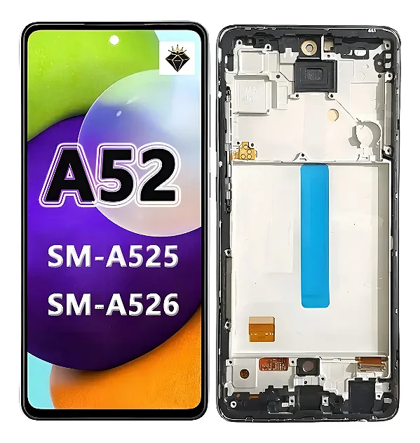 FRONTAL TELA DISPLAY SAMSUNG A52 5G / A52S LCD COM ARO GRAFITTE