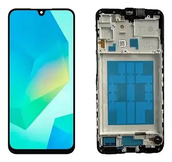 FRONTAL TELA DISPLAY SAMSUNG A16 5G OLED COM ARO VIVID (BORDA FINA)