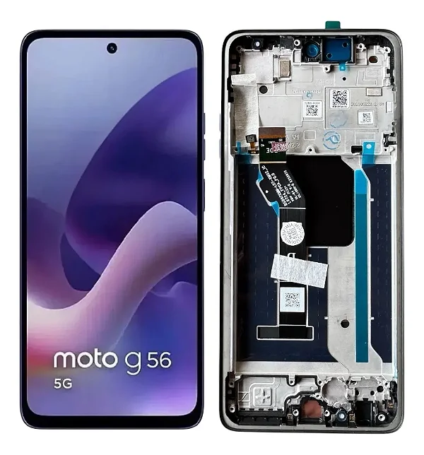 FRONTAL TELA DISPLAY MOTOROLA MOTO G56 5G COM ARO