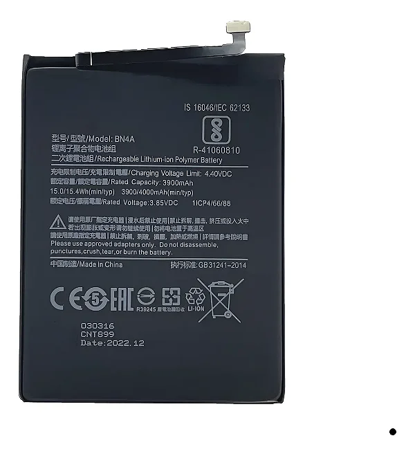BATERIA Xiaomi Redmi Note 7, Redmi Note 7s e Redmi Note 7 Pro BN4A RX