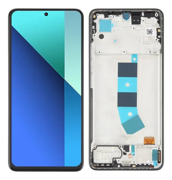 FRONTAL TELA DISPLAY XIAOMI REDMI NOTE 13 4G LCD COM ARO GRAFITE