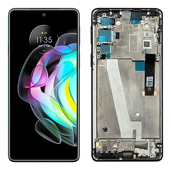 FRONTAL TELA DISPLAY MOTOROLA MOTO EDGE 20 PRO AMOLED C/A NACIONAL COM ARO