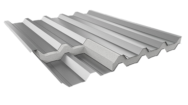 Telha SEMI-Sanduíche Termoacústica Natural 043 - TP25/1020