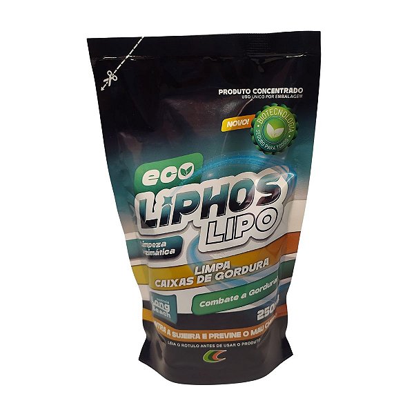 Limpa Caixas de Gordura Residencial 250ml - Eco Liphos Lipo