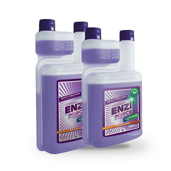 Sanitizante Enzimático Ralos e Tubulações 1L - Enzi Force