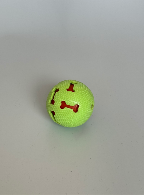 Brinquedo Pet (Bola de sino de osso TPR) Cor:Verde