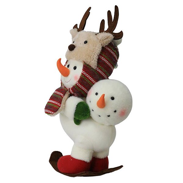 BONECO DE NEVE - VERMELHO
