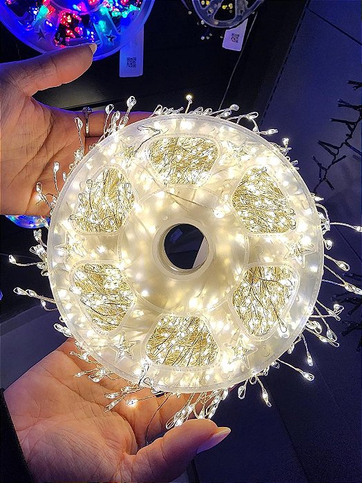 PISCA FIO DE FADA WARM 1800 LEDS 50 METROS UE
