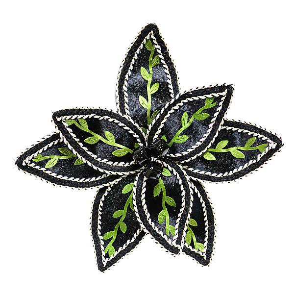 FLOR NATALINA - 27CM - 8 PÉTALAS - VERDE