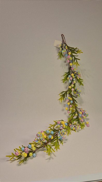 Festão de Páscoa colorido 1 metro