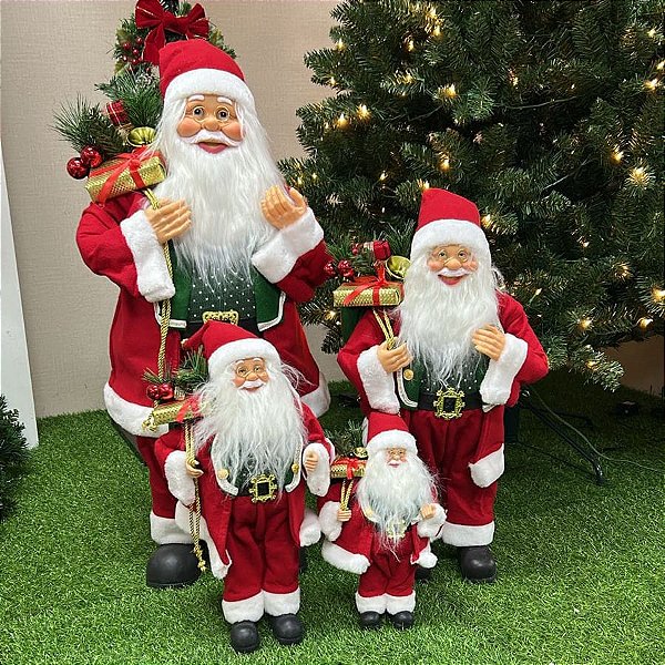 Papai Noel Vermelho Elegante Diversos tamanhos