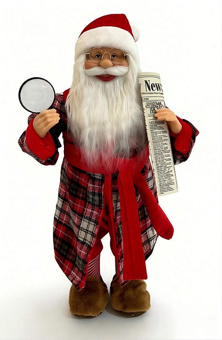 Papai Noel com Pijama 60cm