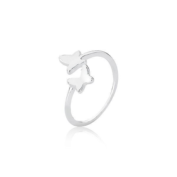 Anel Falange 2 Borboletas Dobradura