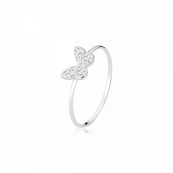Anel Borboleta Cravejada