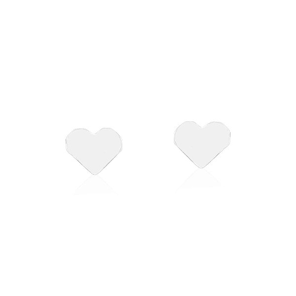 Brinco Coração Dobradura