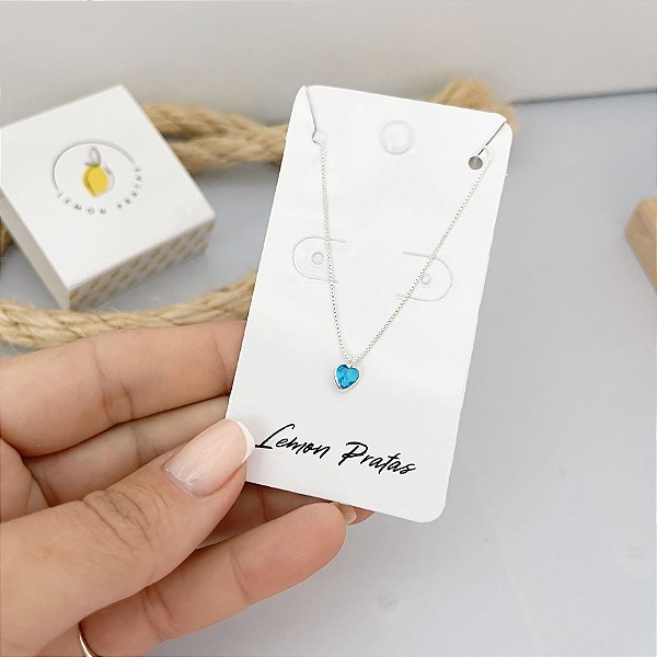 Colar Ponto de Luz Coração