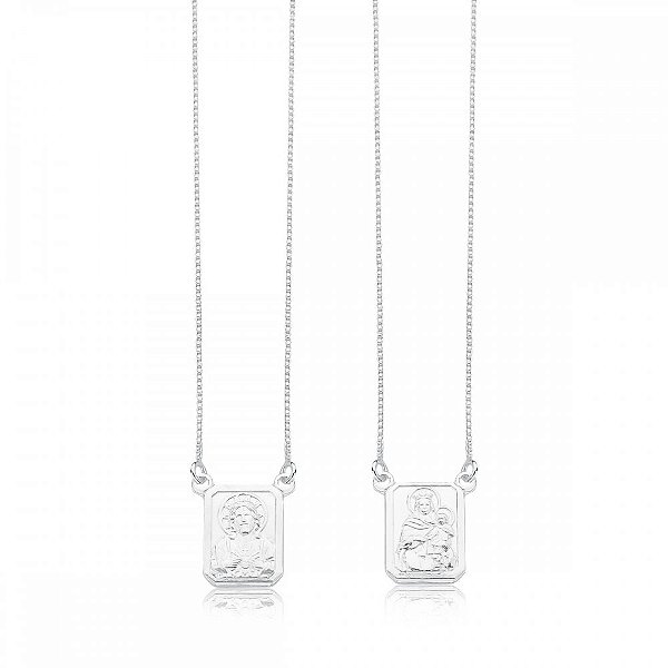 Escapulário Tradicional Sagrado Coração de Jesus