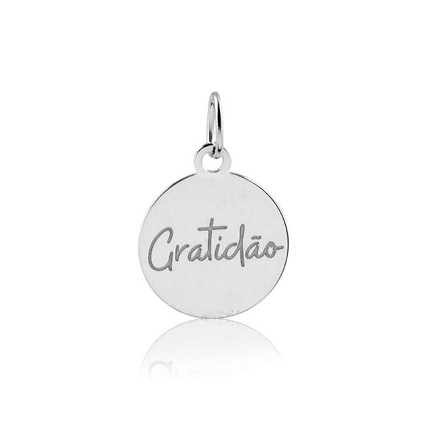 Pingente Medalha Gratidão