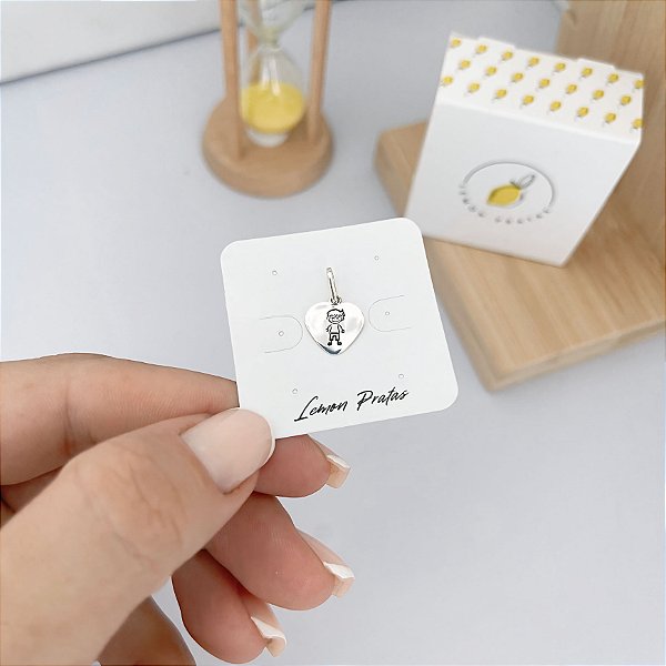 Pingente Coração Menino