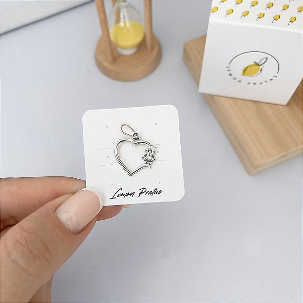 Pingente Coração Menina