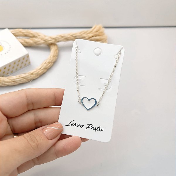 Pulseira Coração Vazado