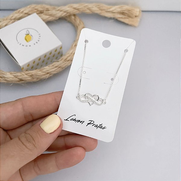 Pulseira Coração com Infinito Cravejado