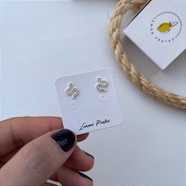 Brinco Cobra Cravejada