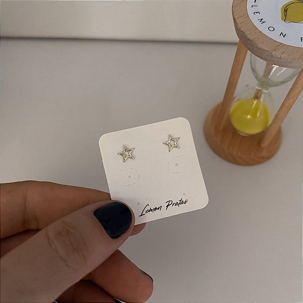 Brinco Estrela Vazada