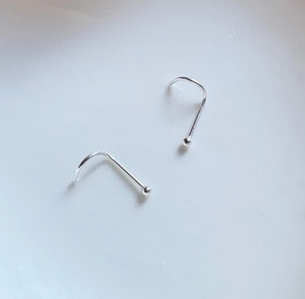 Piercing Nariz Bolinha de Prata