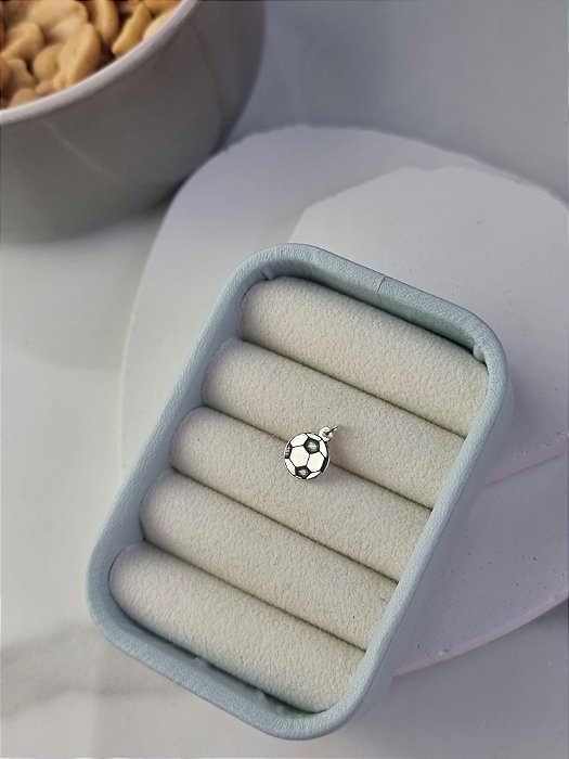 Pingente de Prata Bolinha Riscada