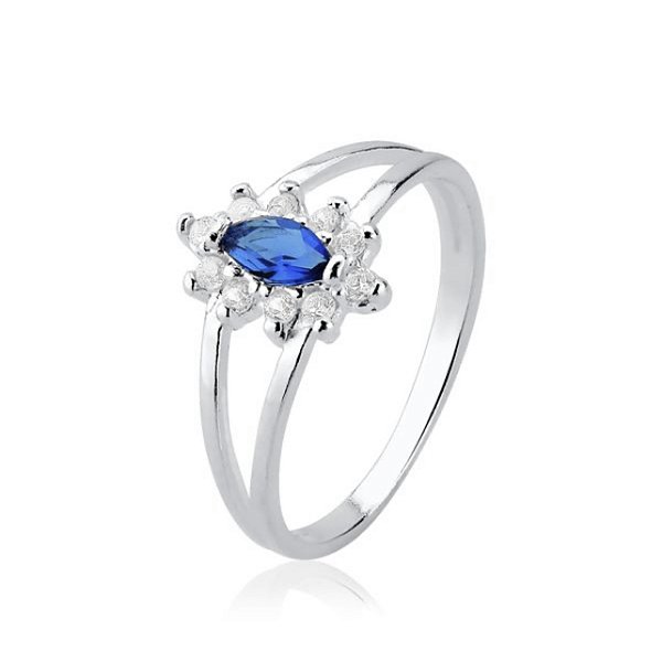 Anel Luxo Azul