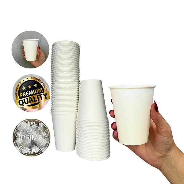 Copo Papel Biodegradável 240ml 100un