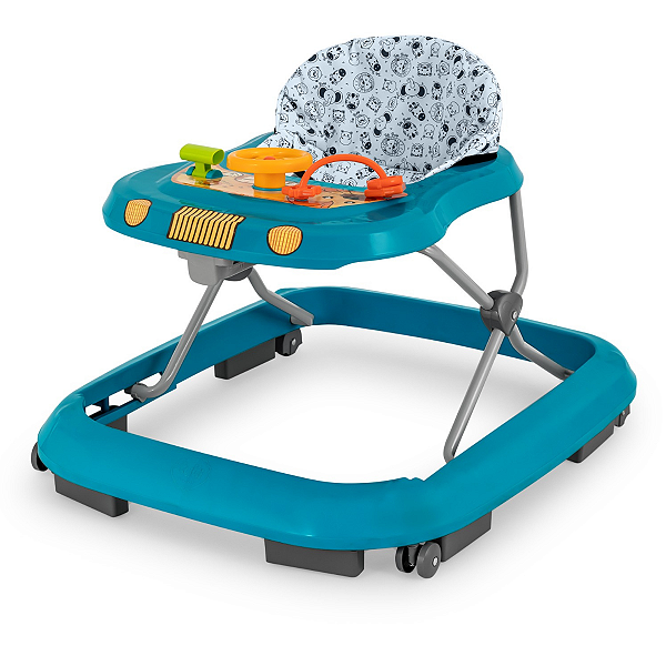 Andador Safari II Azul  Primeiros Passos Seguros Tutti Baby