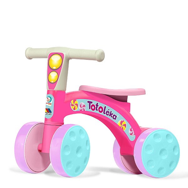 Bicicleta de Equilibrio - 4 Rodas, CARDOSO, Totoleka Rosa