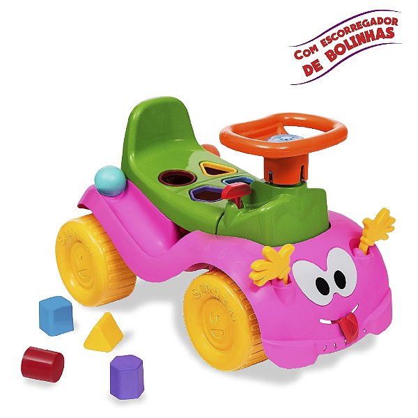 Totokinha Andador Bolinha Menina Carrinho Infantil Didático