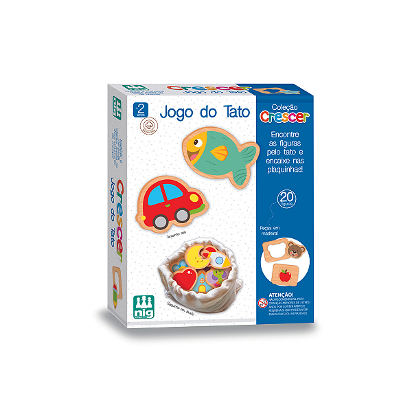 Jogo do Tato Educativo Coleção Crescer Estimule a Percepção Sensorial
