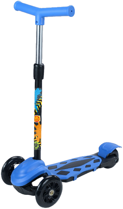 Patinete DM Toys Radical Power New Azul p Crianças