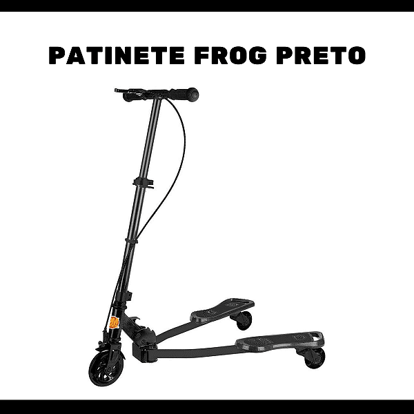Patinete Frog New Preto, DM Radical