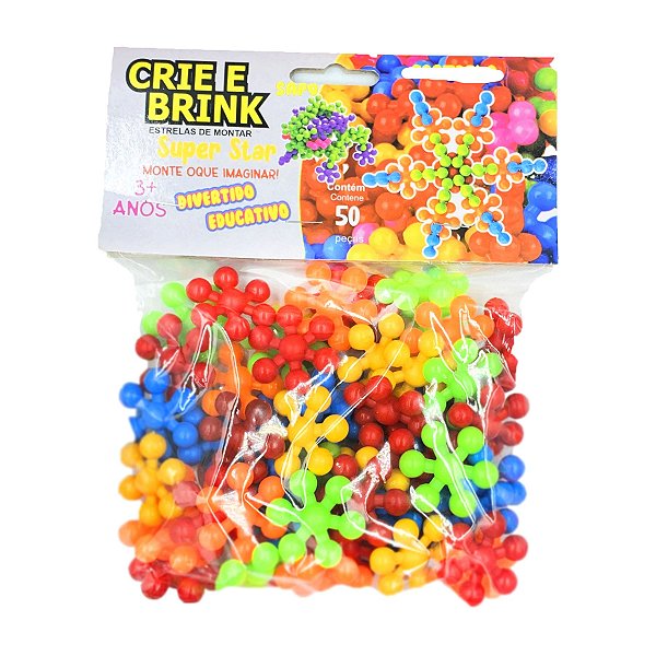 CRIE E BRINK SUPER STAR SOLAPA 50 PECAS